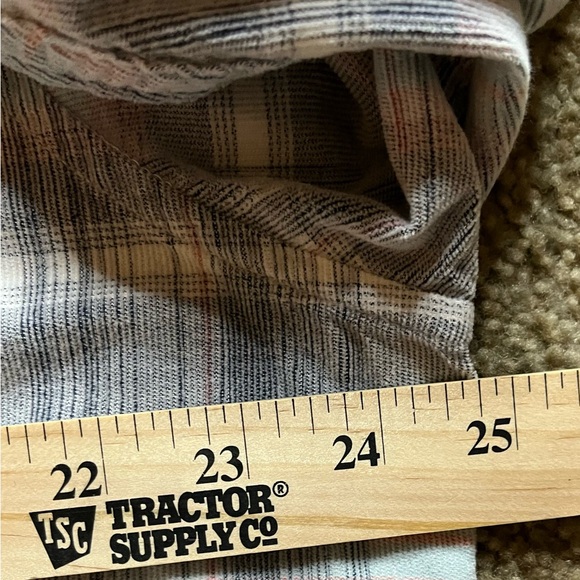 ROWM Long Sleeve Medium Plaid Washed Corduroy Shirt size XL - Picture 10 of 14